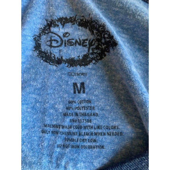 Disney Mickey Mouse Long Sleeve USA Gray shirt - M - Picture 2 of 2